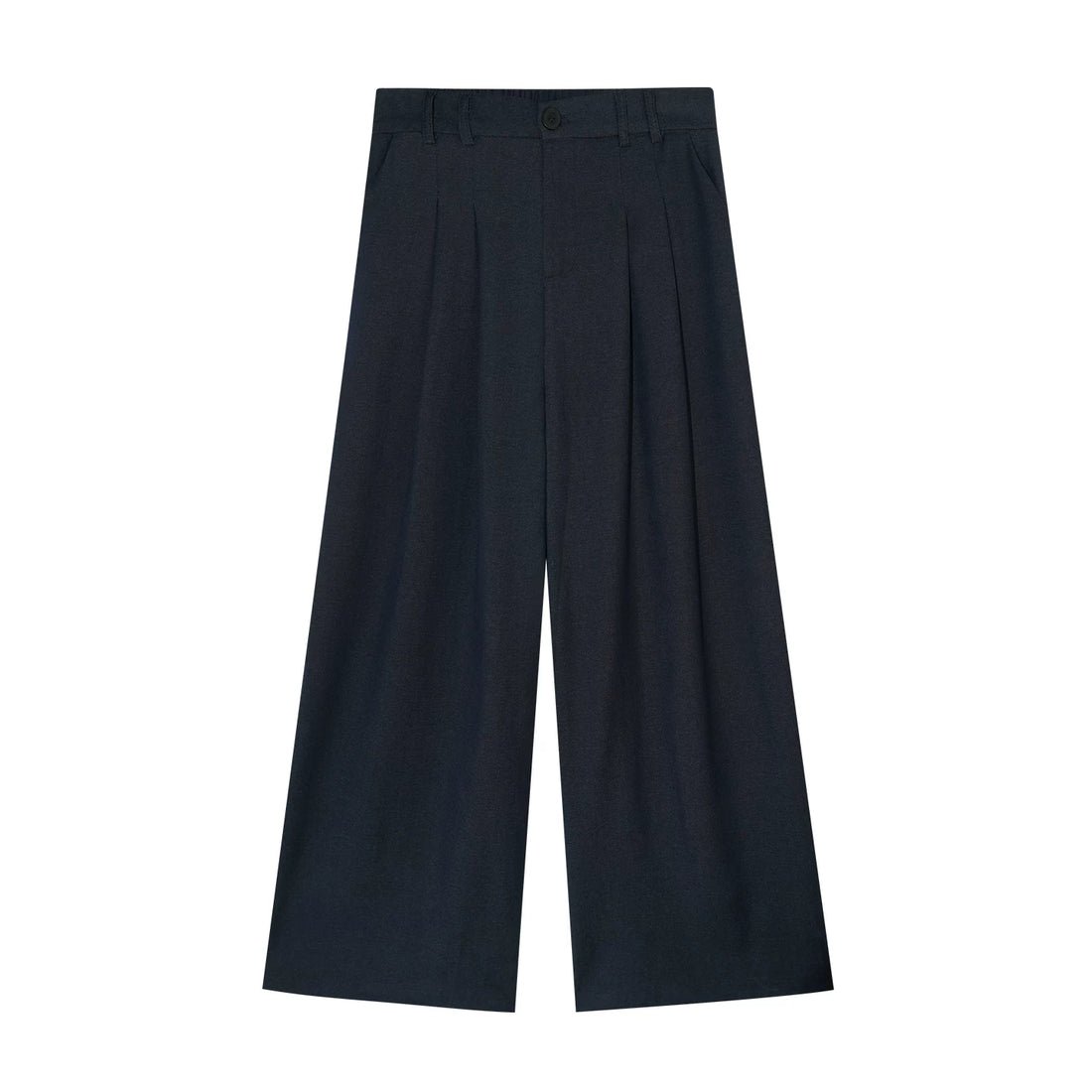ASGONY Denim-Inspired Camisole &amp; Wide-Leg Pants Set – Pant