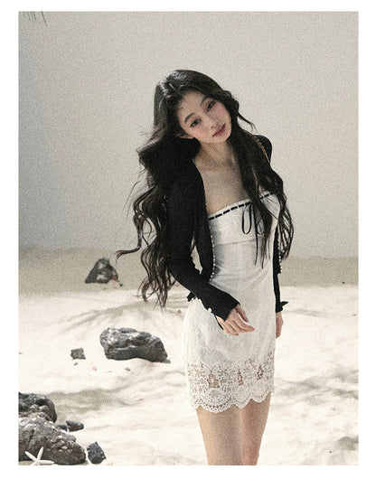 Moonwoven Lace Off-Shoulder Mini DressMoonwoven Lace Off-Shoulder Mini Dress