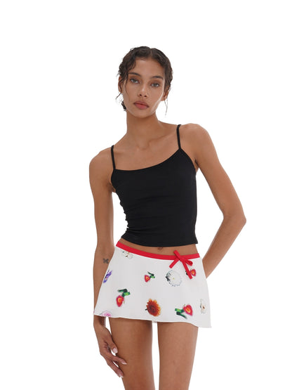 Kiki Printed Mini skirt