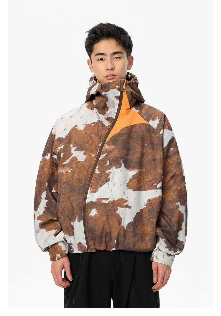 Animal Print Hooded Jacket - CHINASQUAD