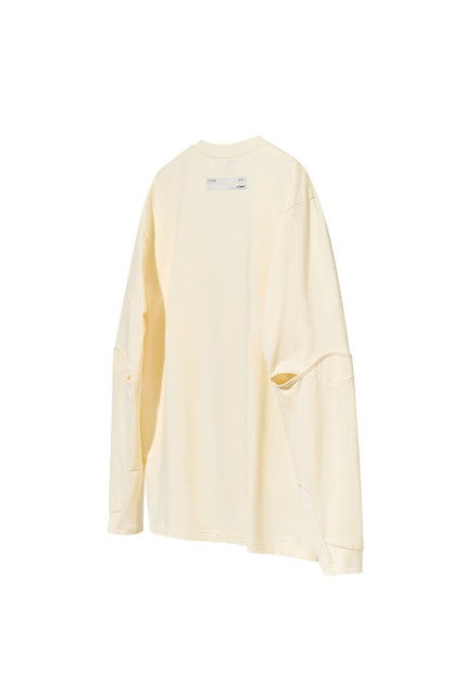 Disjointed Structure Long Sleeve T-Shirt
