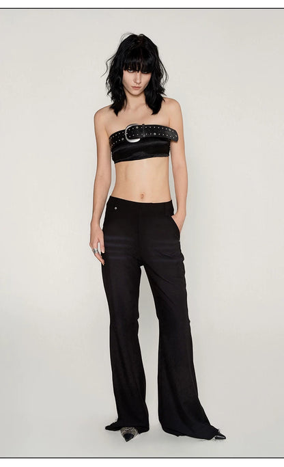 Studded PU Pin-Buckle Belt