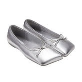 Toe Bow Ballerina Flats - CHINASQUAD