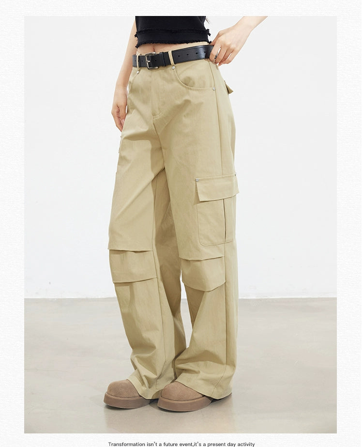 Ruched Cargo Pants - CHINASQUAD