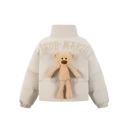 Plush Doll Puffer Down Jacket