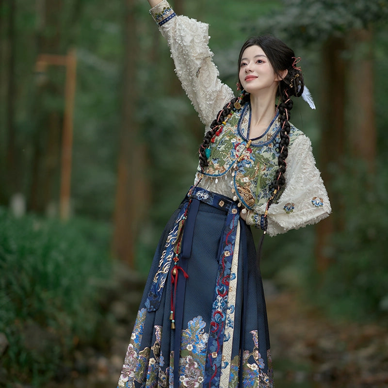 &quot;蛇沼鬼城-盗墓笔记联名&quot; Modern Hanfu Set