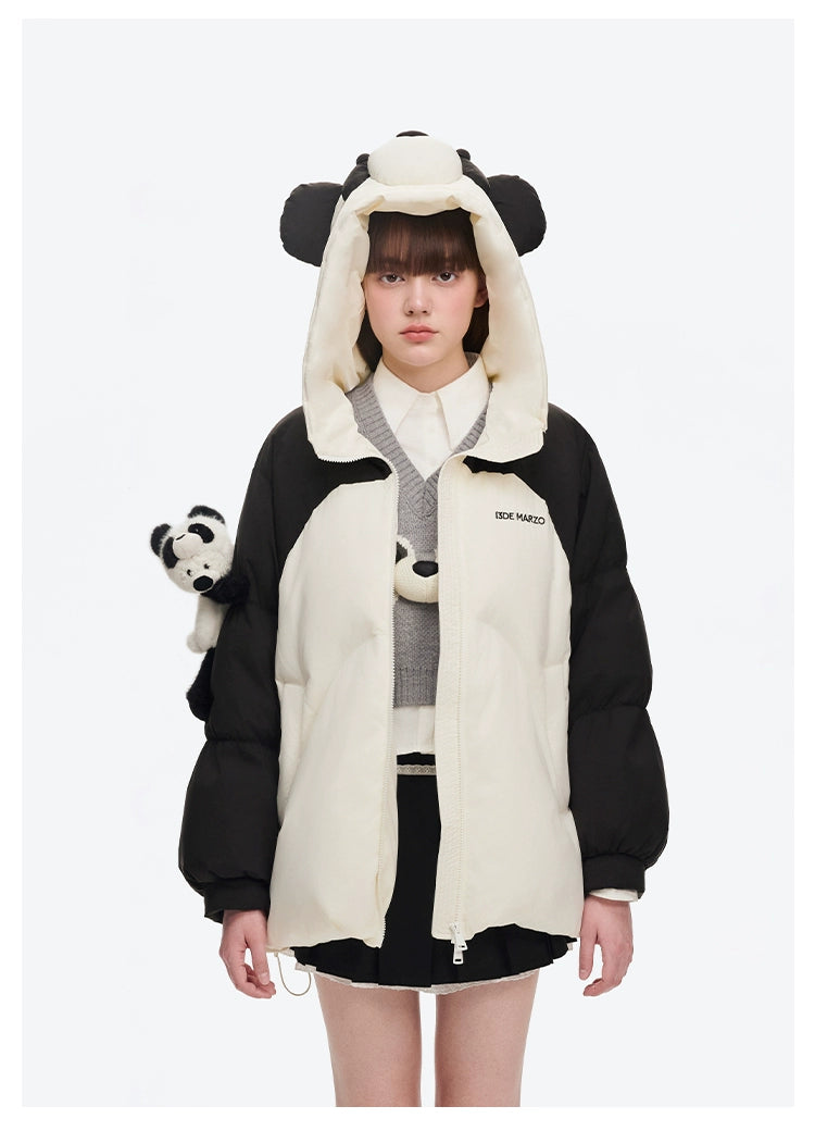 Panda Bear Puffer Jacket