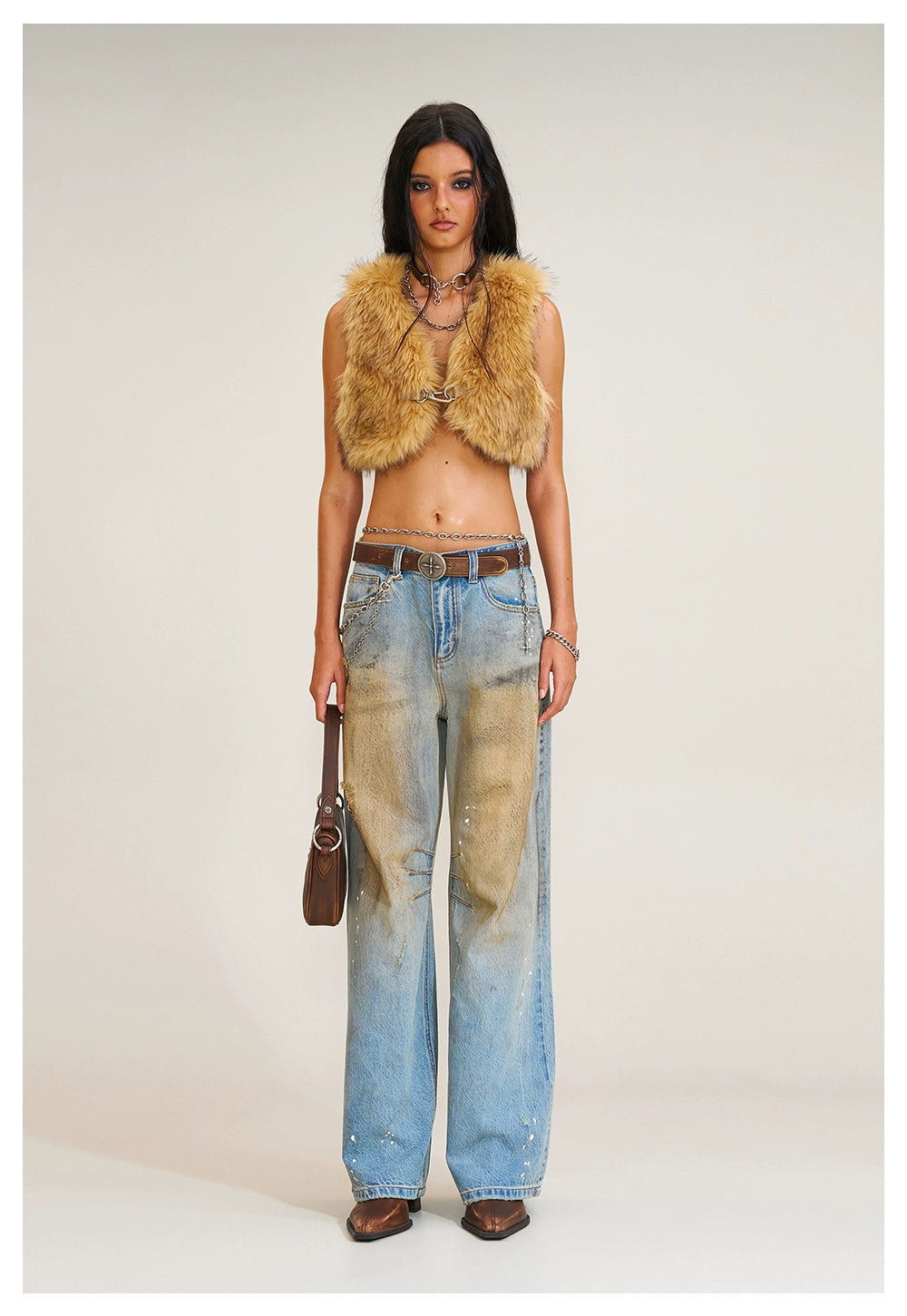 COMPASS Prairie Faux Fur Vest