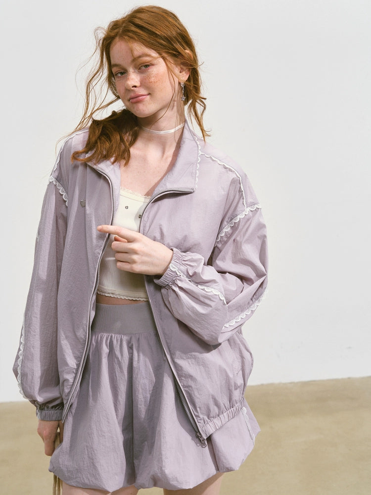 Lace Sun Protection Jacket &amp; Skirt Set