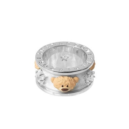 Bear Halo Statement Ring