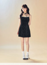 Lace Spaghetti Strap Dress - CHINASQUAD