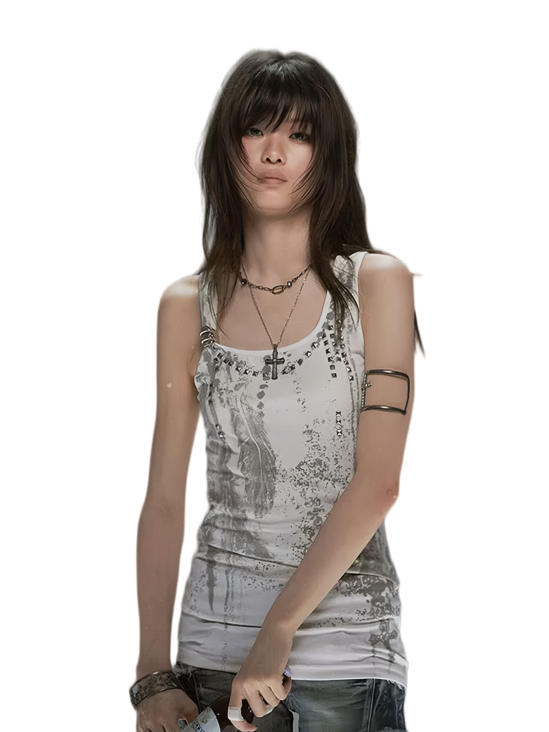 Cest Nous Tribal Feather Chain Cami – Vest &amp; Tank Tops