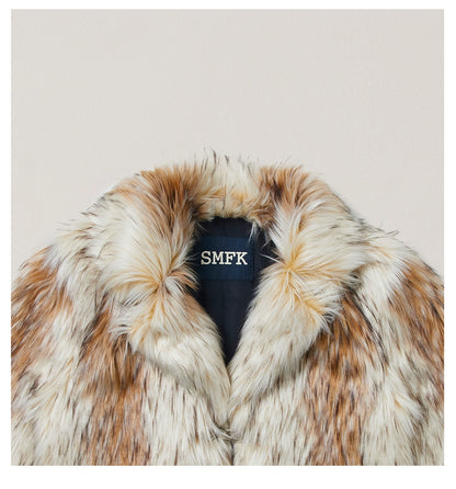 Cross Relic Wilderness Hunter Cropped Faux Fur Jacket