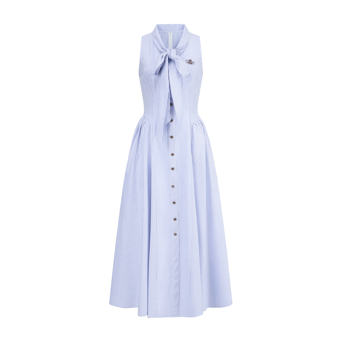 LACEMADE Nautical Affair French Old-Money Striped Shirt &amp; Skirt Set – Dress(Pre-sale)