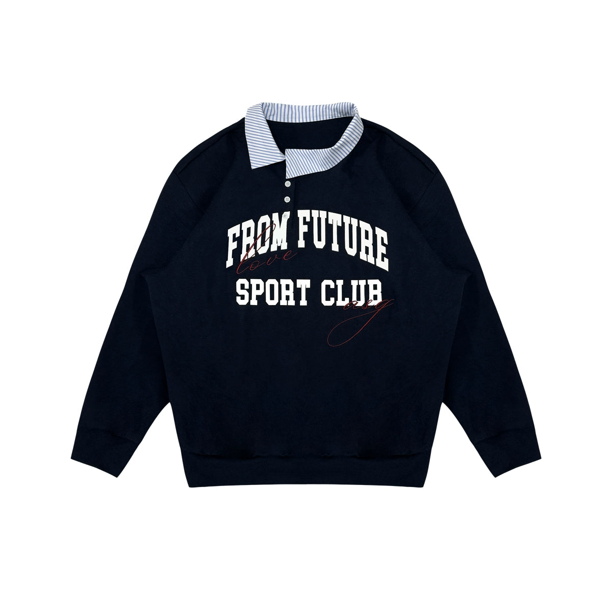 American College Style Sports Sweatshirt