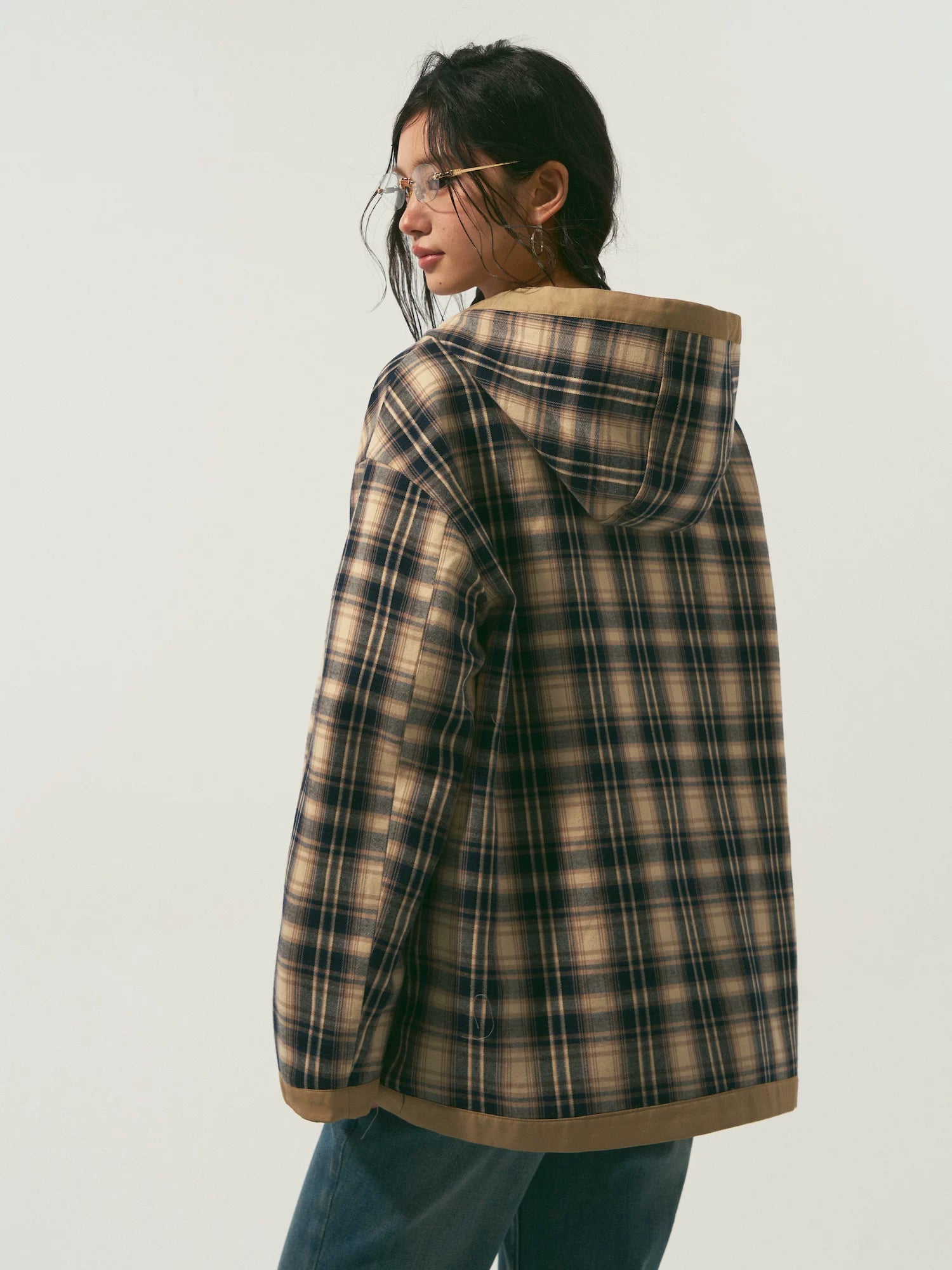 Reversible Hooded Windbreaker Jacket