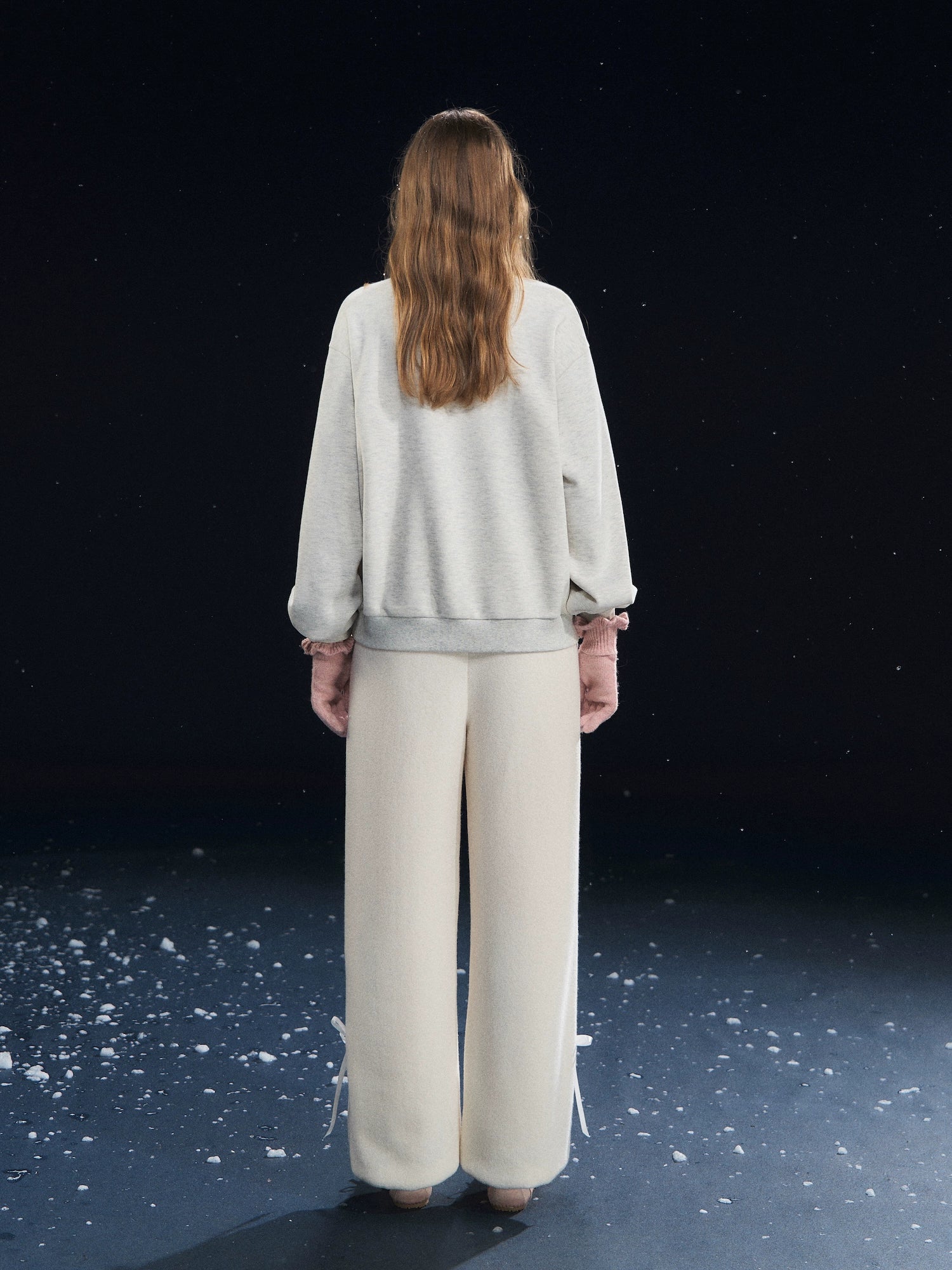 Velvety Jogger Lantern Pants