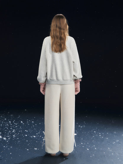 Velvety Jogger Lantern Pants