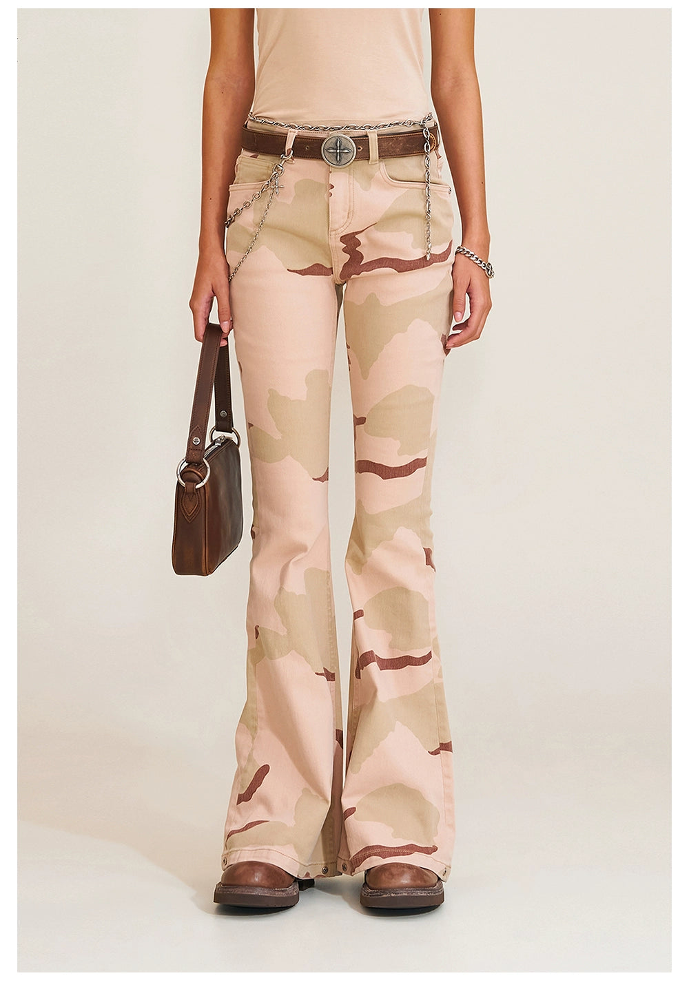 COMPASS Classic Storm Denim Flare Pants