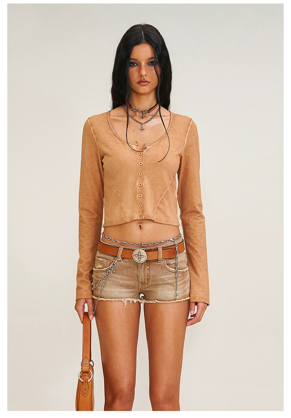 Hurricane Faded Fitted Cardigan