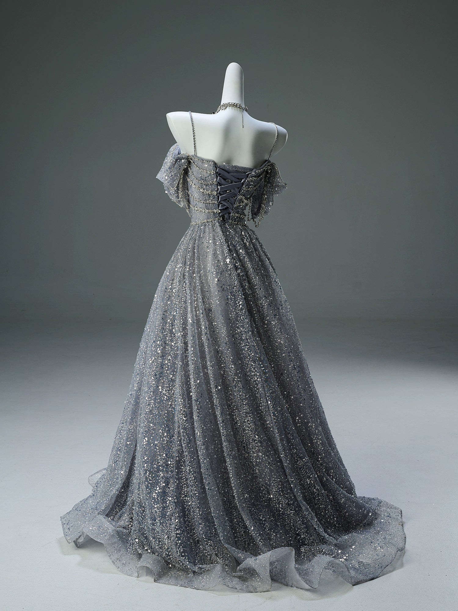 Eternal First-Light Glittering Couture Gown