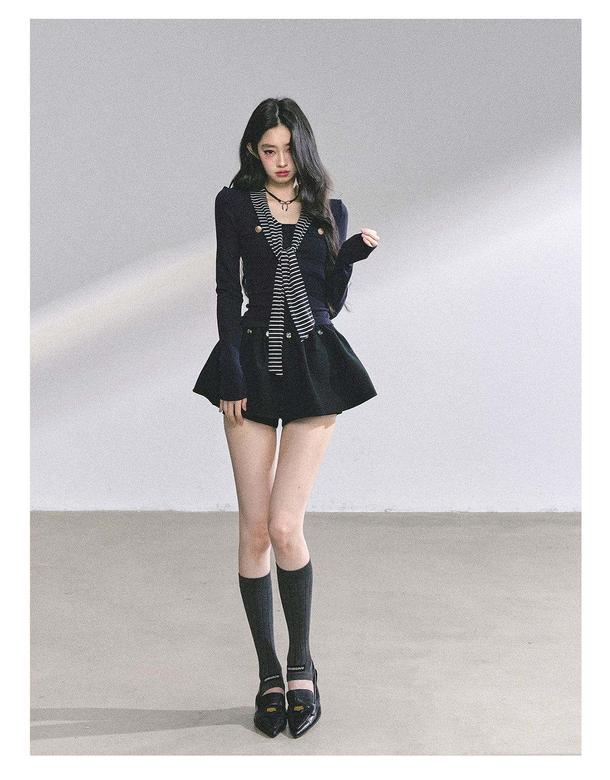 Striped Long-Sleeve Slim-Fit T-Shirt