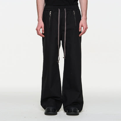 Drawstring Straight-Leg Pants - CHINASQUAD