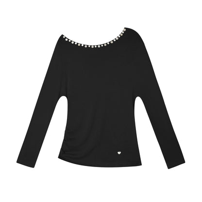 Detachable Collar Zip-Up Leather Jacket