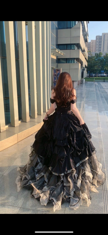 Midnight Whisper Couture Gown