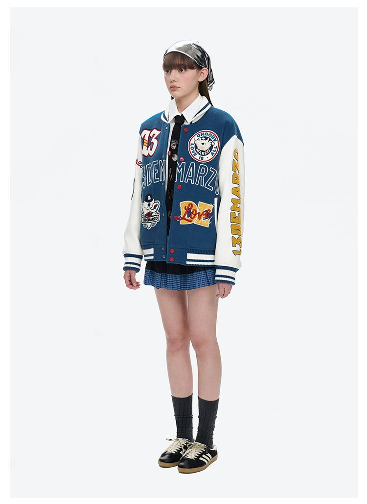 Doozoo Retro Instruments Baseball Jacket