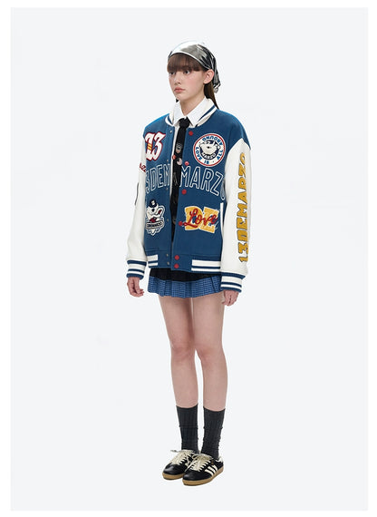 Doozoo Retro Instruments Baseball Jacket
