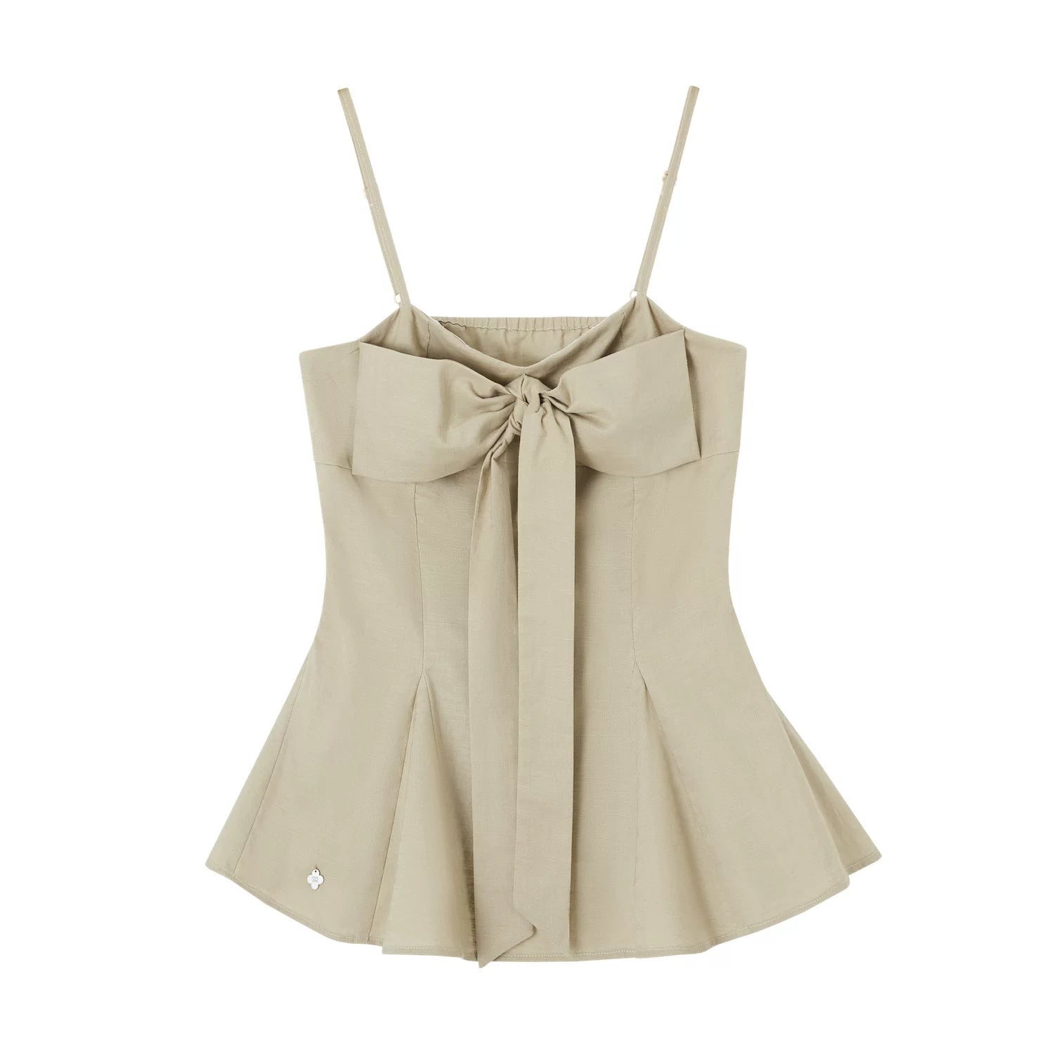 Batwing Cardigan &amp; Bow Strapless Cami Set