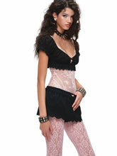 Cotton Eyelet Bubble Shorts & Layered Mini Skirt Set 1Jinn Studio
