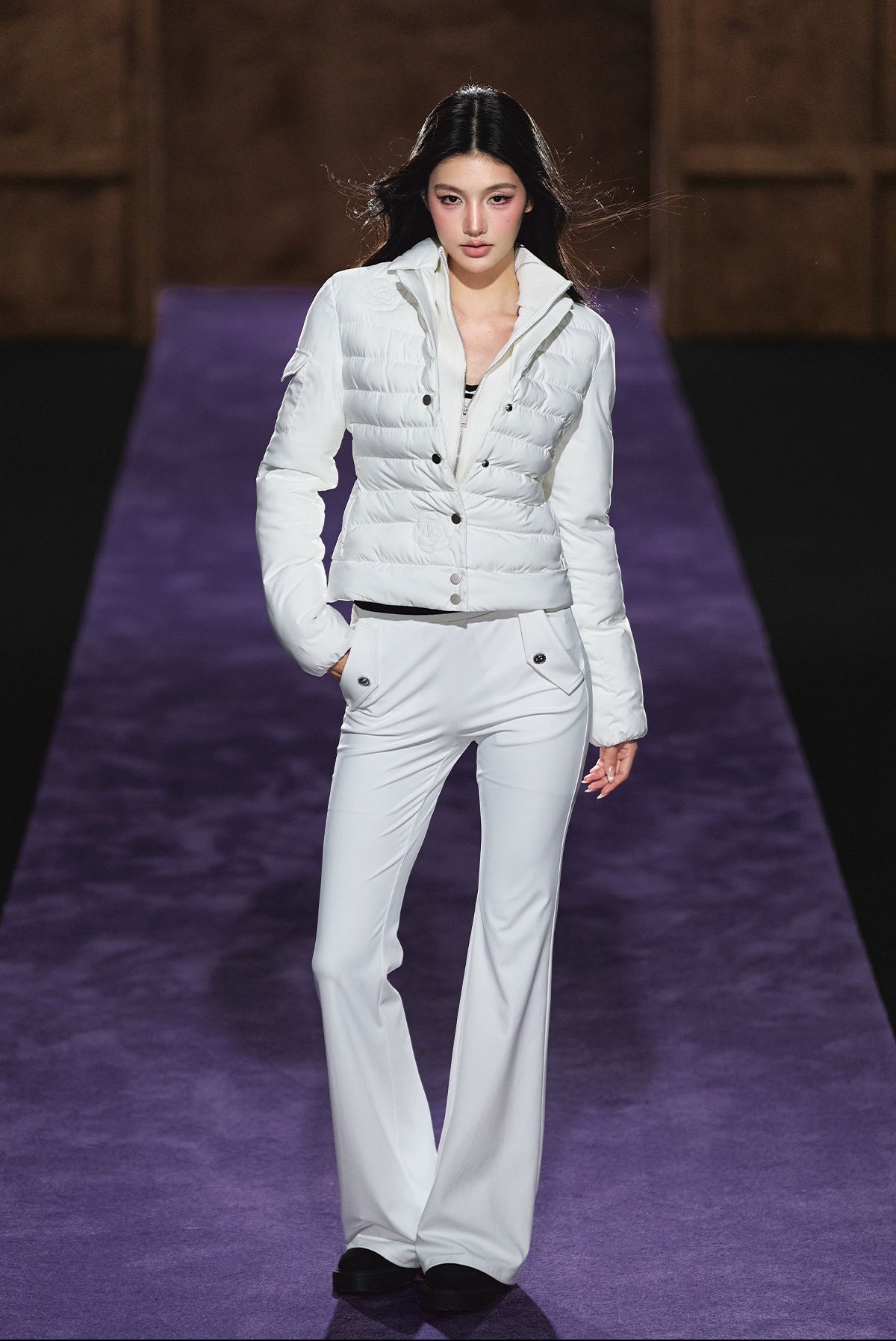 High-Waist Flared Stretch Yoga Pants