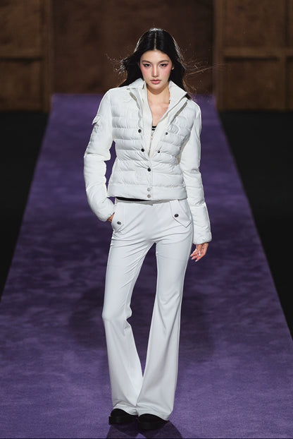 High-Waist Flared Stretch Yoga Pants