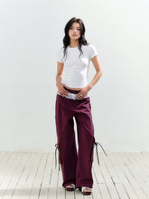 Fake Two Piece Drawstring Big Pocket Utility Pants - CHINASQUAD