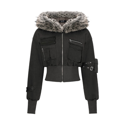 Waist-Cinched Hoodie &amp; Flare Pants Set