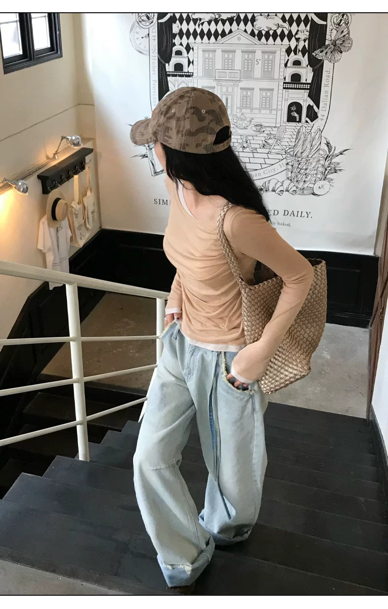 Vintage Camouflage Embroidered Baseball Cap