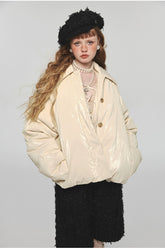 Shiny 90% White Duck Down Jacket - CHINASQUAD