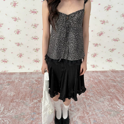 Leopard Print Vintage Vacation Camisole