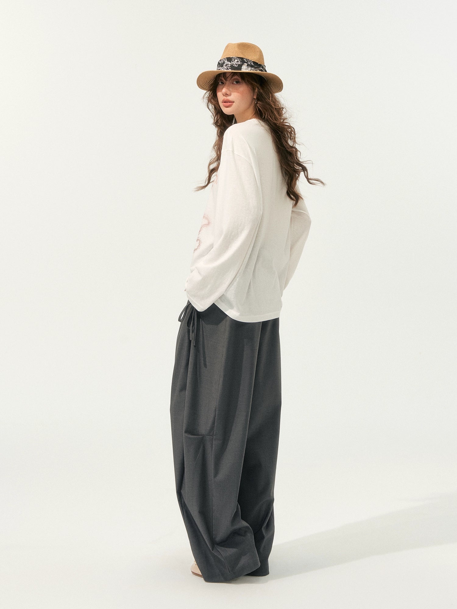 Color-Block Crew Neck Base Long-Sleeve T-Shirt - CHINASQUAD