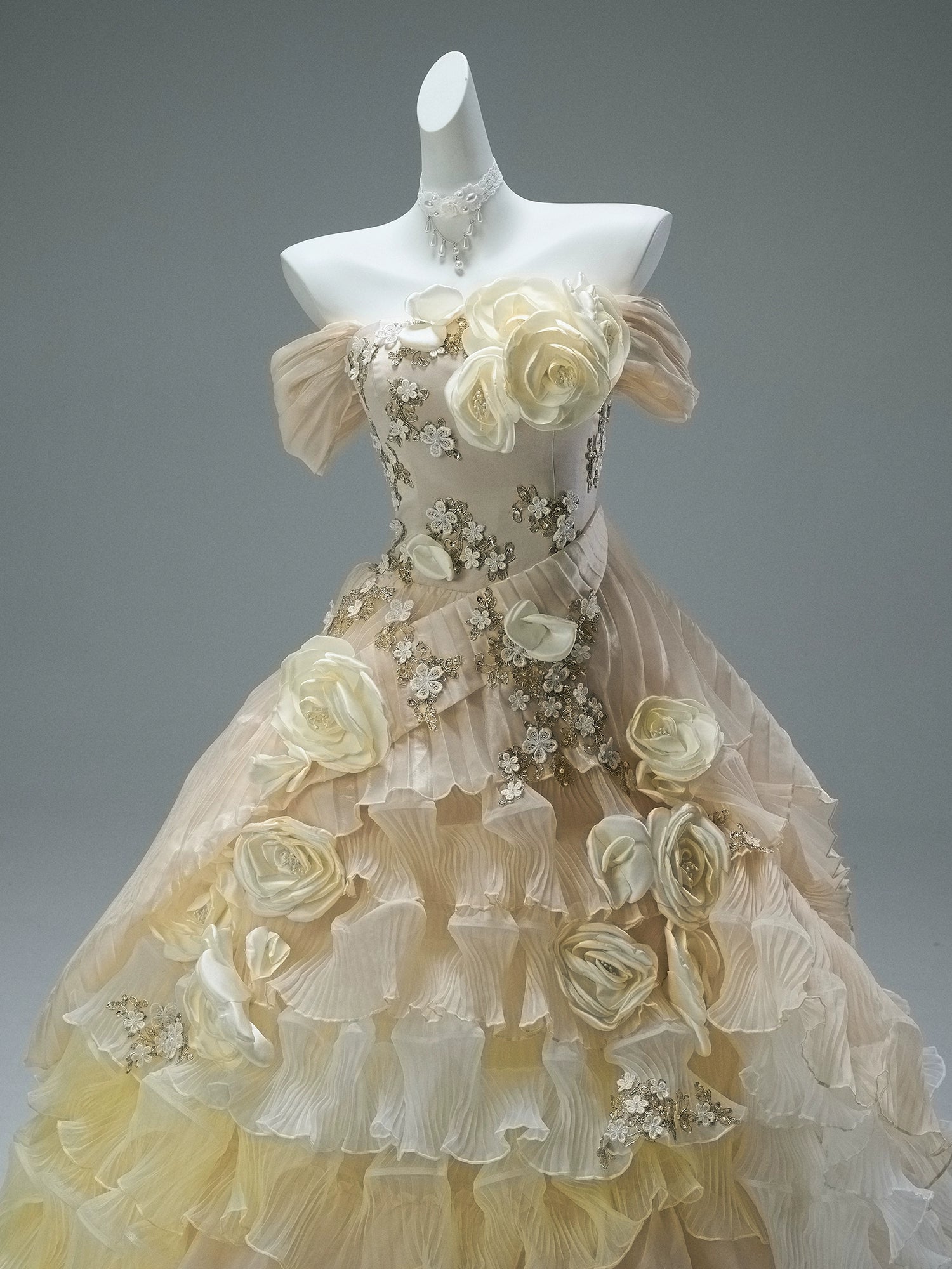 Enchanted Reverie Bloom Couture Gown