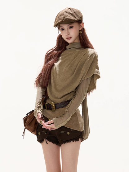 Textured Panel Knit Base Layer