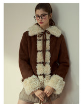 Vintage Faux Suede Shearling Toggle Jacket - CHINASQUAD