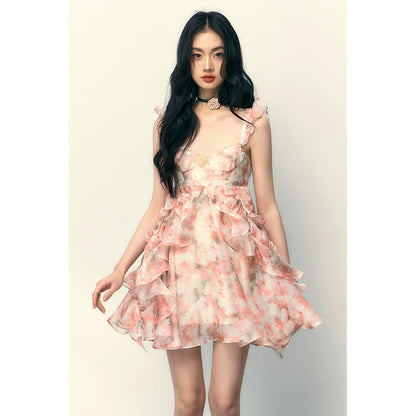 Pink Floral Dress