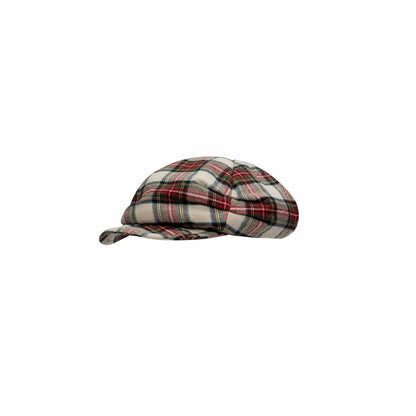 Vintage Plaid Newsboy Cap