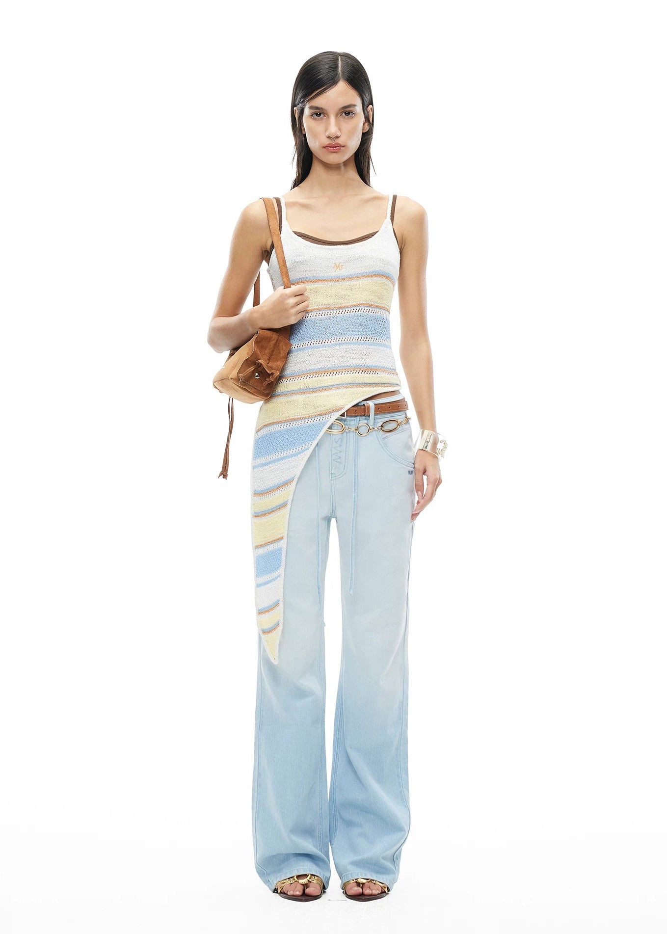Summer Vacation Slim Straight Hemp Denim