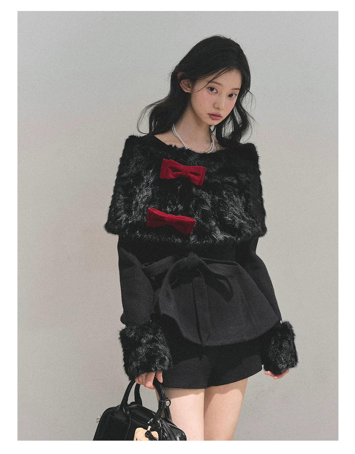 Light Luxury Cape Three-Piece Set