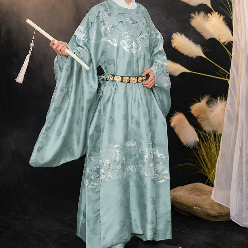 &quot;清熙&quot; Round-collar Robe Hanfu - CHINASQUAD