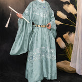 "清熙" Round-collar Robe Hanfu - CHINASQUAD